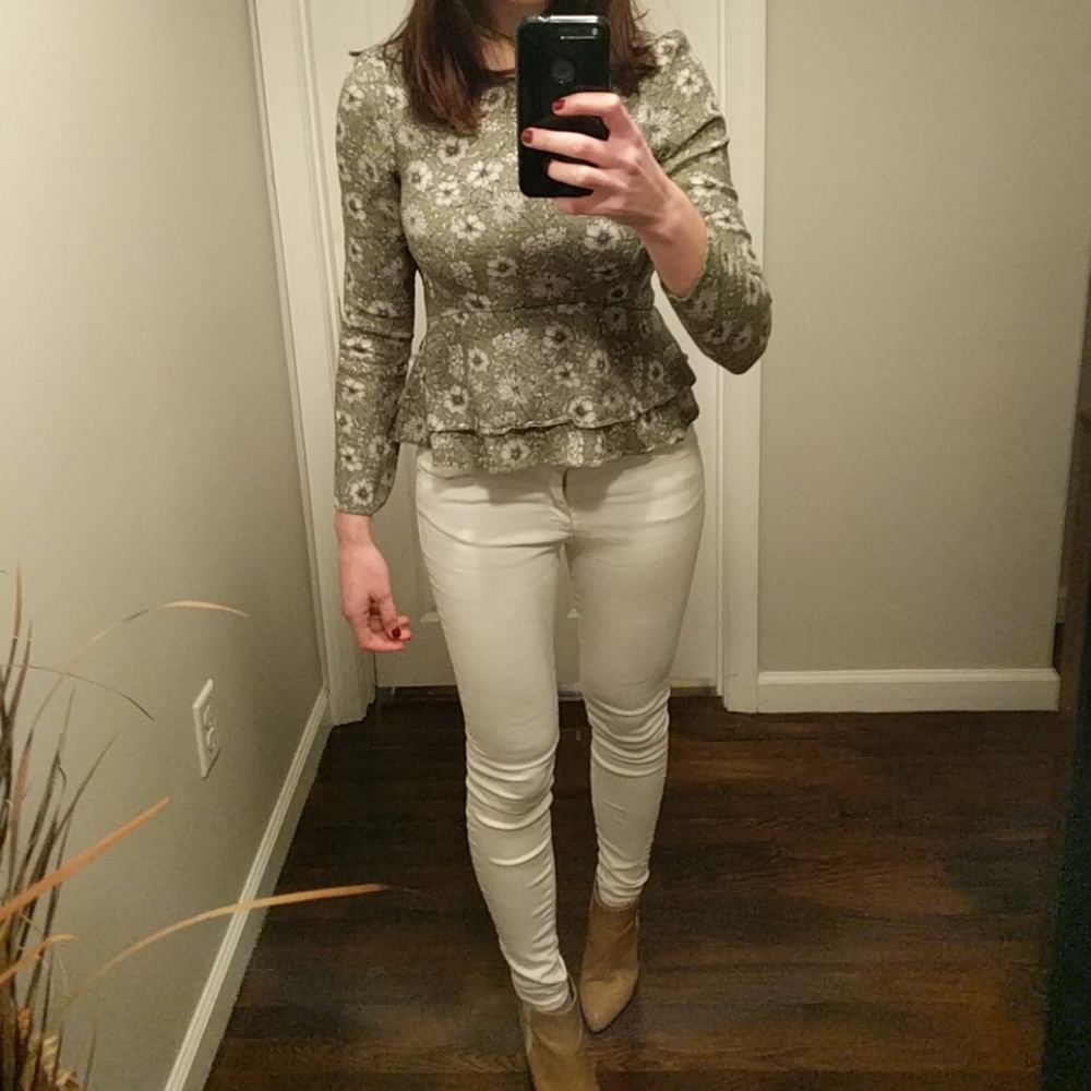 Long sleeve blouse